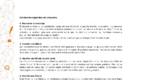 Actividades sugeridas Unidad 2 Actividades sugeridas Unidad 2