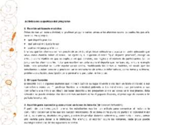 Actividades sugeridas Unidad 2 Actividades sugeridas Unidad 2