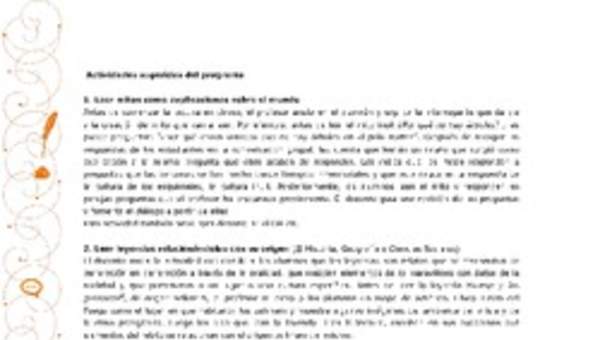 Actividades sugeridas Unidad 1 Actividades sugeridas Unidad 1