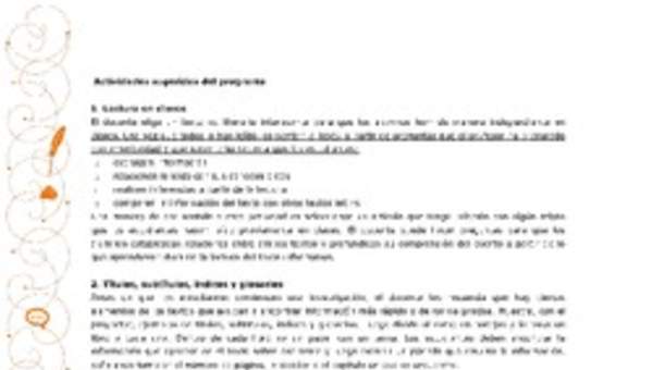 Actividades sugeridas Unidad 1 Actividades sugeridas Unidad 1