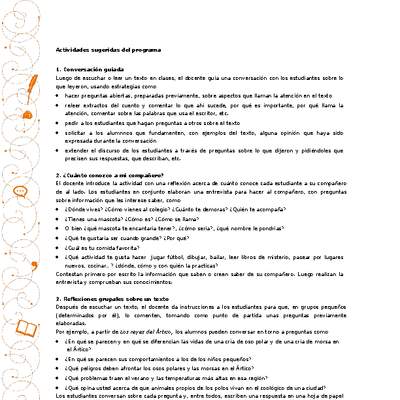 Actividades sugeridas Unidad 1 Actividades sugeridas Unidad 1