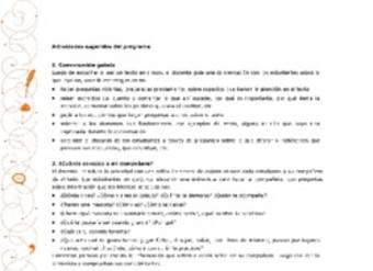 Actividades sugeridas Unidad 1 Actividades sugeridas Unidad 1