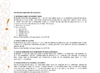 Actividades sugeridas Unidad 2 Actividades sugeridas Unidad 2