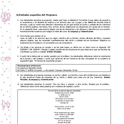 Actividades sugeridas Unidad 1 Actividades sugeridas Unidad 1