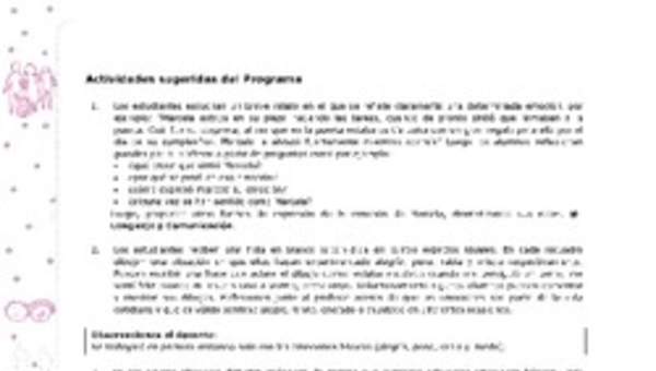 Actividades sugeridas Unidad 2 Actividades sugeridas Unidad 2