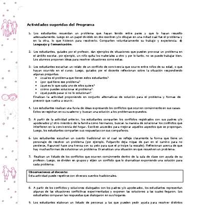 Actividades sugeridas Unidad 2 Actividades sugeridas Unidad 2