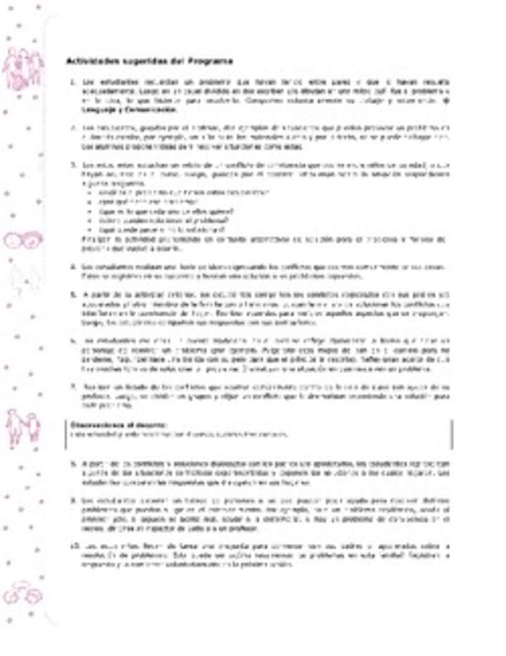 Actividades sugeridas Unidad 2 Actividades sugeridas Unidad 2