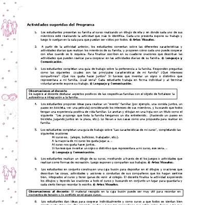 Actividades sugeridas Unidad 1 Actividades sugeridas Unidad 1