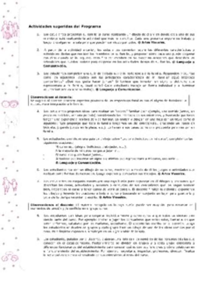 Actividades sugeridas Unidad 1 Actividades sugeridas Unidad 1