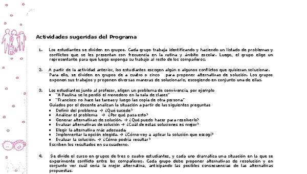Actividades sugeridas Unidad 2 Actividades sugeridas Unidad 2