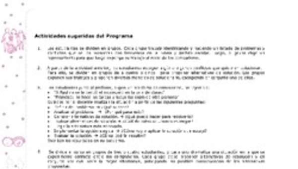 Actividades sugeridas Unidad 2 Actividades sugeridas Unidad 2