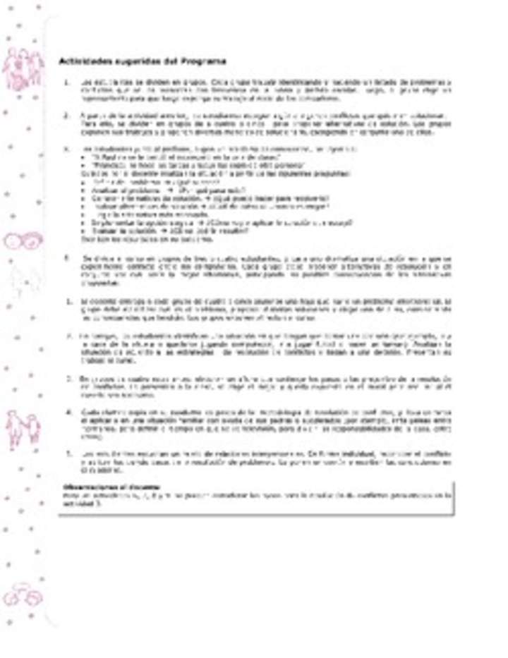 Actividades sugeridas Unidad 2 Actividades sugeridas Unidad 2