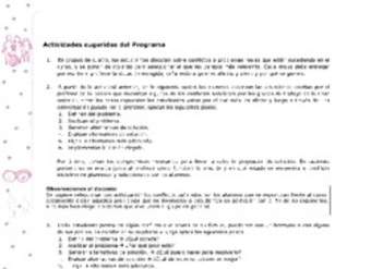 Actividades sugeridas Unidad 1