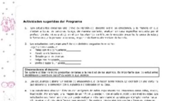 Actividades sugeridas Unidad 2 Actividades sugeridas Unidad 2