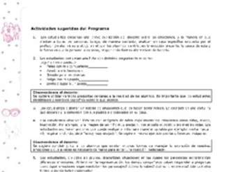 Actividades sugeridas Unidad 2 Actividades sugeridas Unidad 2