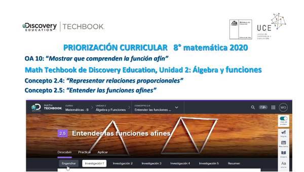 Guía rápida N°11 Priorización matemática OA 10 Guía rápida N°11 Priorización matemática OA 10