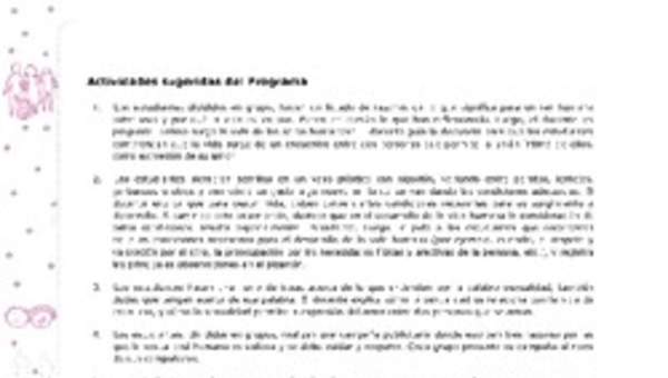 Actividades sugeridas Unidad 2 Actividades sugeridas Unidad 2