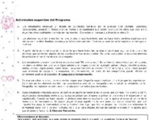 Actividades sugeridas Unidad 1 Actividades sugeridas Unidad 1