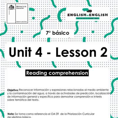 Inglés 7° Básico Unidad 4 - Lesson 2 Inglés 7° Básico Unidad 4 - Lesson 2