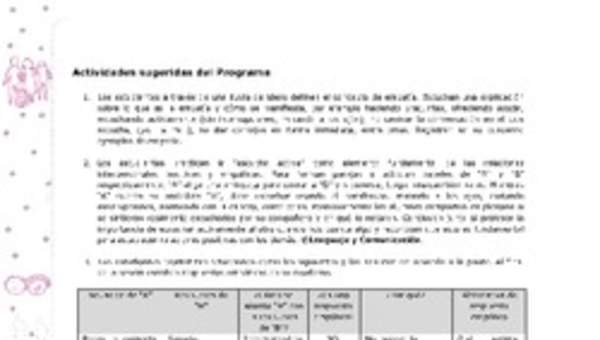 Actividades sugeridas Unidad 1 Actividades sugeridas Unidad 1