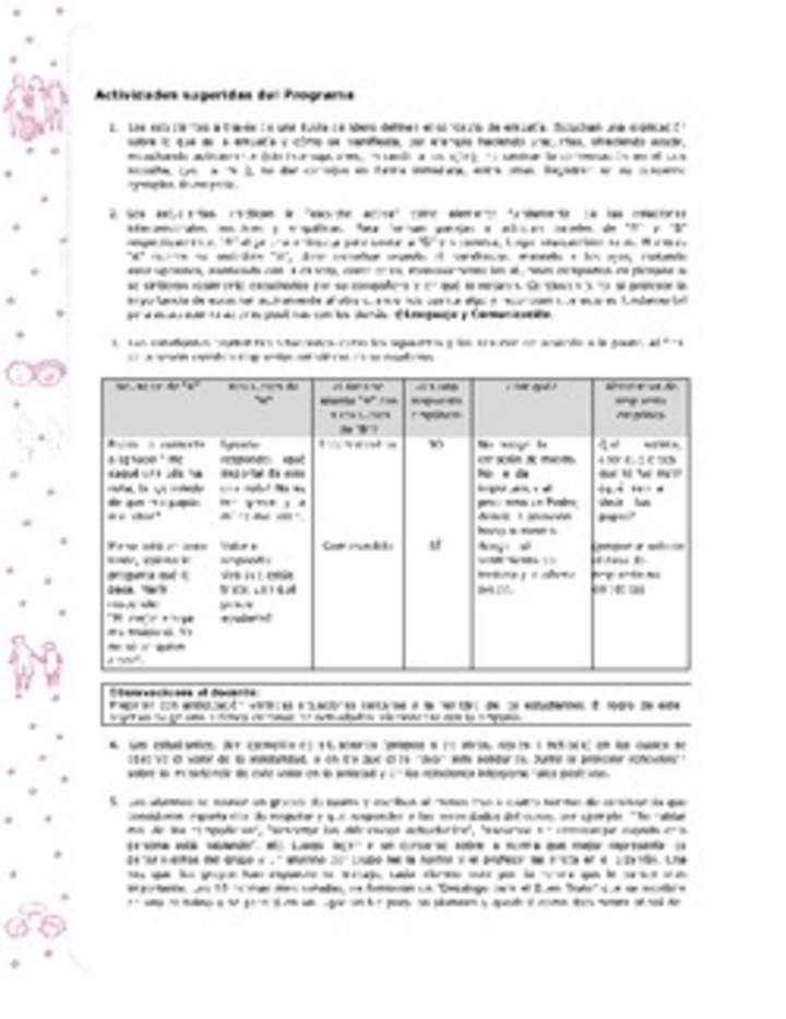 Actividades sugeridas Unidad 1 Actividades sugeridas Unidad 1