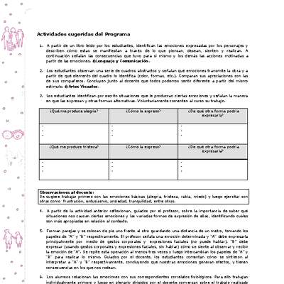 Actividades sugeridas Unidad 2