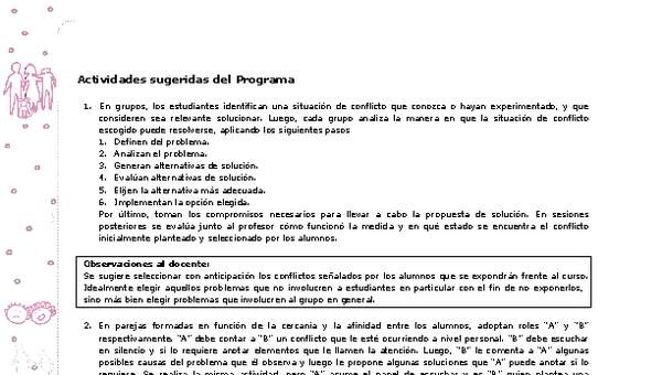 Actividades sugeridas Unidad 2 Actividades sugeridas Unidad 2