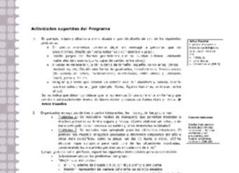 Actividades sugeridas Unidad 2 Actividades sugeridas Unidad 2