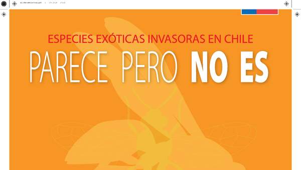 Afiche especies exóticas invasoras: Parece pero no es Afiche especies exóticas invasoras: Parece pero no es