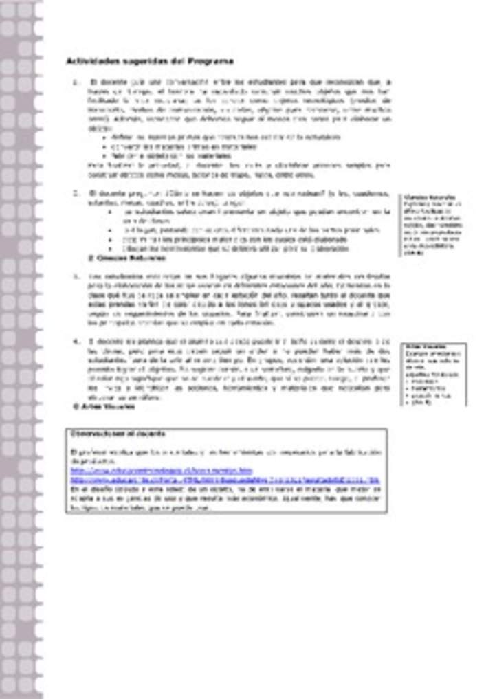 Actividades sugeridas Unidad 2 Actividades sugeridas Unidad 2