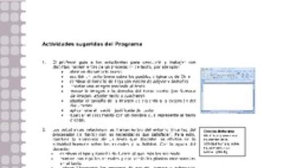 Actividades sugeridas Unidad 1 Actividades sugeridas Unidad 1