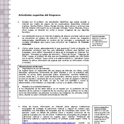 Actividades sugeridas Unidad 1 Actividades sugeridas Unidad 1