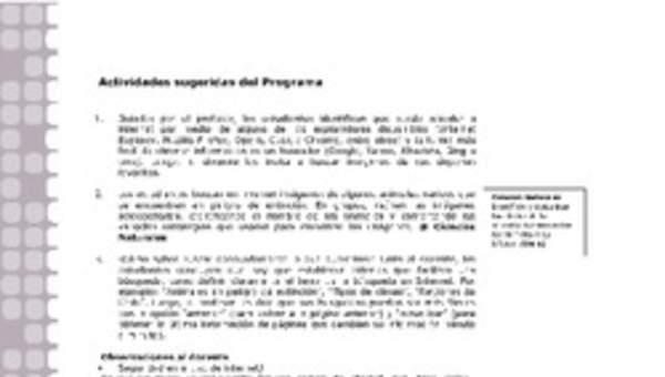 Actividades sugeridas Unidad 1 Actividades sugeridas Unidad 1