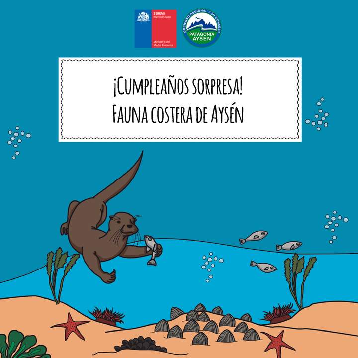Cuento ¡Cumpleaños sorpresa! Fauna costera de Aysén Cuento ¡Cumpleaños sorpresa! Fauna costera de Aysén