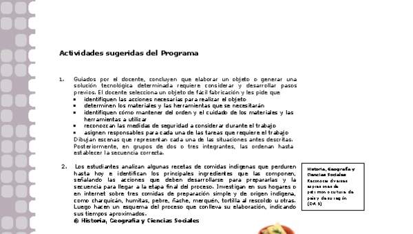 Actividades sugeridas Unidad 2 Actividades sugeridas Unidad 2