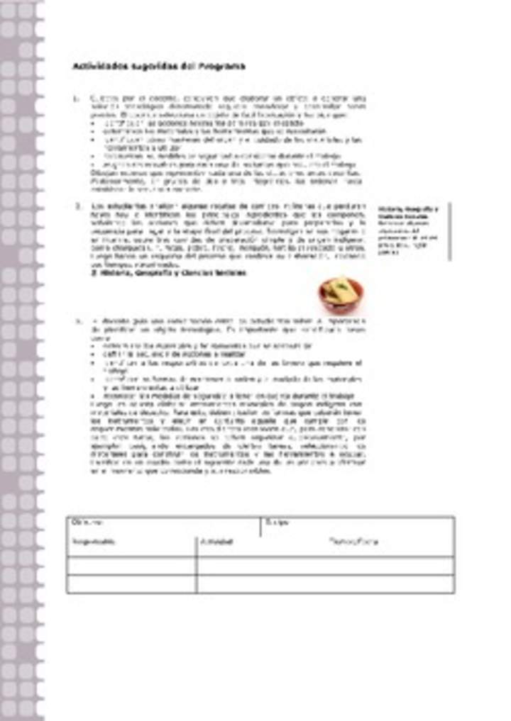 Actividades sugeridas Unidad 2 Actividades sugeridas Unidad 2