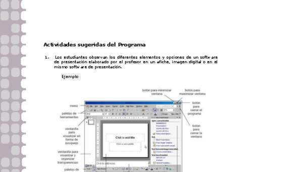 Actividades sugeridas Unidad 1 Actividades sugeridas Unidad 1