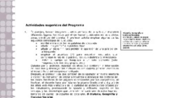 Actividades sugeridas Unidad 1 Actividades sugeridas Unidad 1