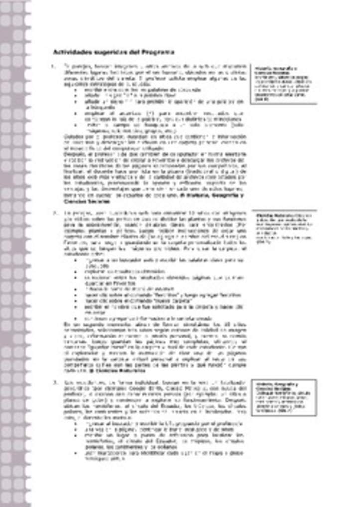 Actividades sugeridas Unidad 1 Actividades sugeridas Unidad 1