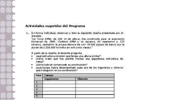 Actividades sugeridas Unidad 2 Actividades sugeridas Unidad 2