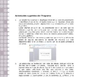 Actividades sugeridas Unidad 1 Actividades sugeridas Unidad 1