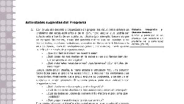 Actividades sugeridas Unidad 2 Actividades sugeridas Unidad 2