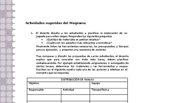 Actividades sugeridas Unidad 2 Actividades sugeridas Unidad 2