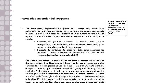 Actividades sugeridas Unidad 2 Actividades sugeridas Unidad 2