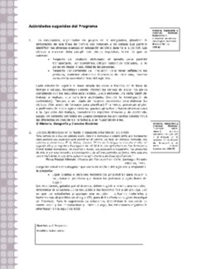 Actividades sugeridas Unidad 2 Actividades sugeridas Unidad 2