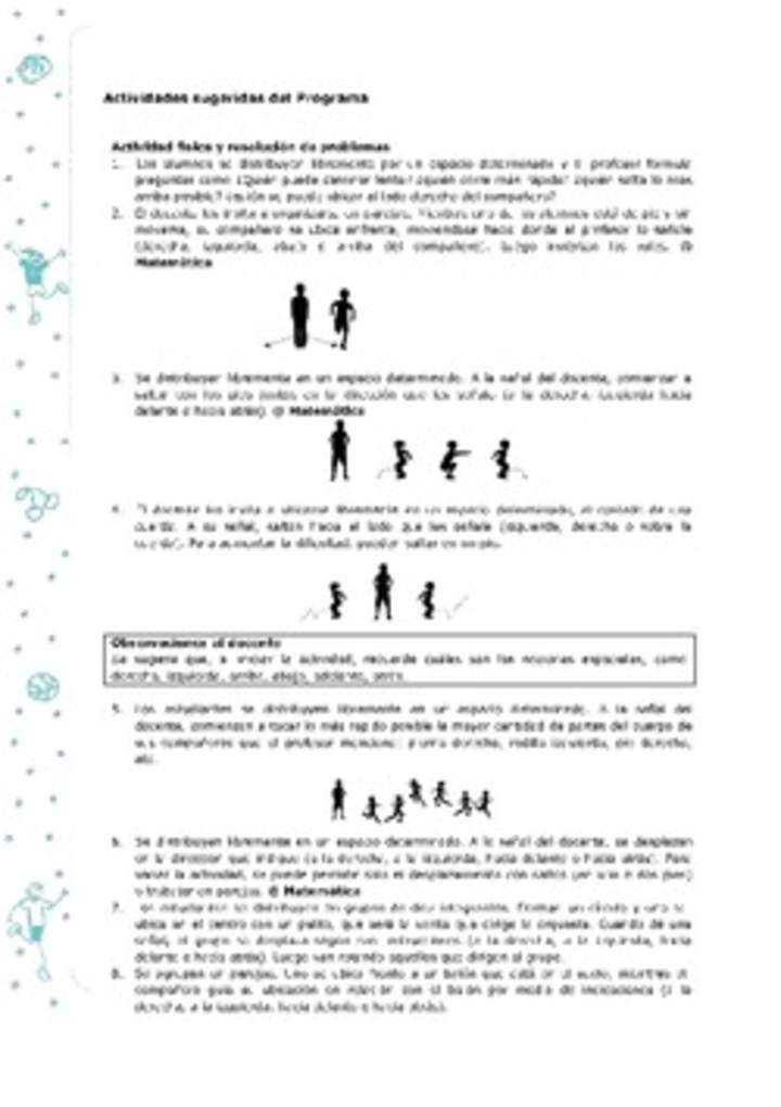 Actividades sugeridas Unidad 1 Actividades sugeridas Unidad 1