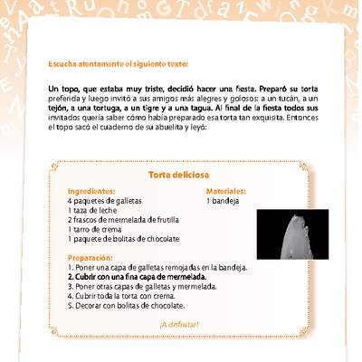Texto receta Texto receta