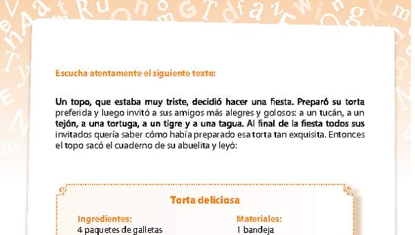 Texto receta Texto receta
