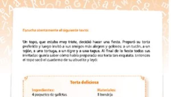 Texto receta Texto receta