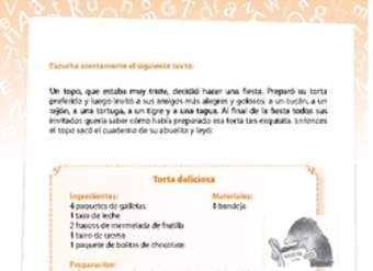 Texto receta Texto receta